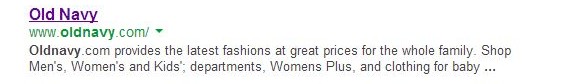 old navy google